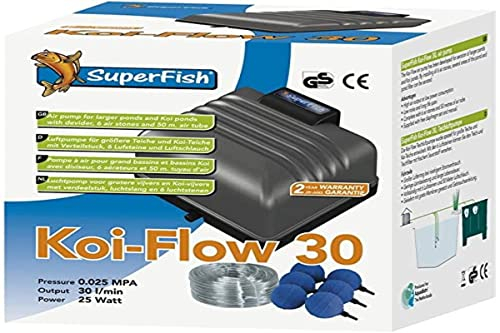 Superfish 671042/3900 Koi Flow 30 Kit de Ventilation avec Tuyau et diffuseur