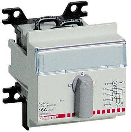 BTDIN COMMUTATORE AMPEROMETRICO 4 POSIZ F6A/4