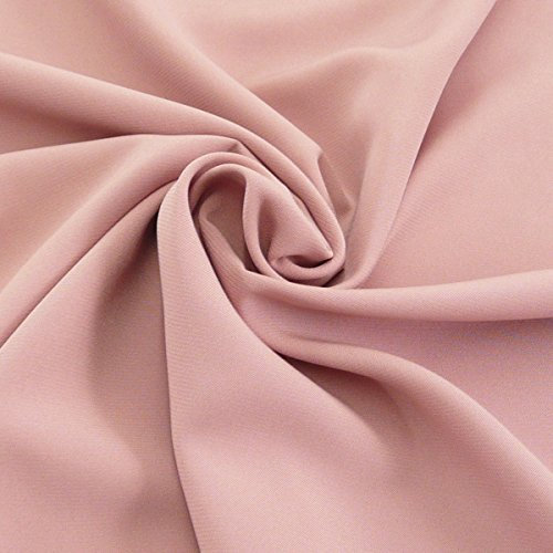 Royal Micro Satin Stoff Meterware altrosa1,40m Breite