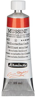 MUSSINI® - finest artist's resin oil colors, brilliant scarlet - 35 ml
