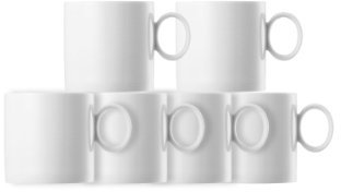 Thomas Loft Weiss Kaffeebecher-Set 6tlg.
