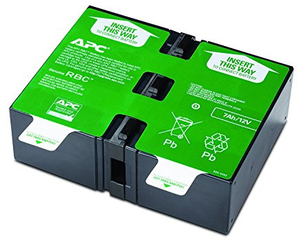 APC Replacement Battery Cartridge # 124 *** Upgrade to a new UPS with APC TradeUPS and receive discount, don't take the risk with a battery failure ***