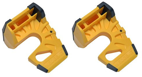 Wedge-It - The Ultimate Door Stop - Yellow (2 PACK)