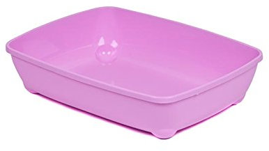 XXL Katzentoilette Schalentoilette 57 cm rosa