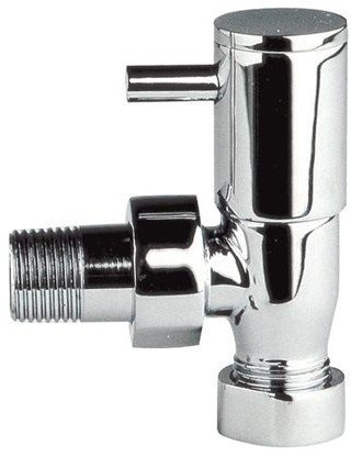 Eastbrook Minimalist radiator valves angled (pair)