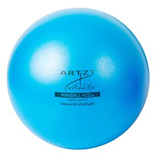 ARTZT vitality Pilatesball, 4 Durchmesser erhältlich, weiches, griffiges Material, inkl. Ventil, 1 Miniball, für Pilates, Beckenbodentraining, Rehabilitation