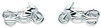 1 Paar Silber Ohrringe Ohrstecker Motorrad 925 Sterling Silber