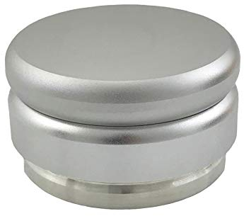 scarlet espresso | Tamper »Flat« für Barista; zur perfekten Extraktion mit Siebträgermaschinen; für Siebe mit 58 mm Durchmesser; solide Ausführung mit 490 g Gewicht (Silber)