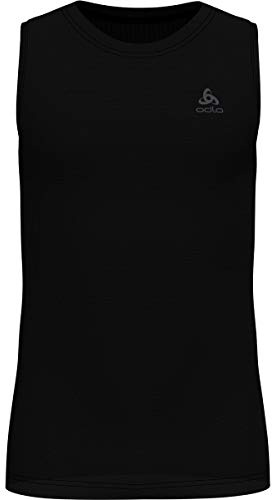 Odlo Damen Unterhemd BL TOP V-neck Singlet ACTIVE F-DRY LIGHT, black, S, 141041