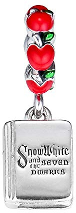 PANDOCCI 2018 Herbst Schneewittchen Die sieben Zwerge Buch baumeln Perlen 925 Silber DIY passt für Original Pandora Armbänder Charm Modeschmuck