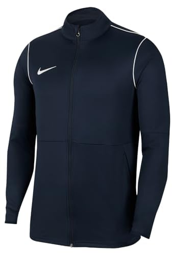 Nike Herren M NK Dry PARK20 TRK JKT K Sport Jacket, Obsidian/White/White, XL