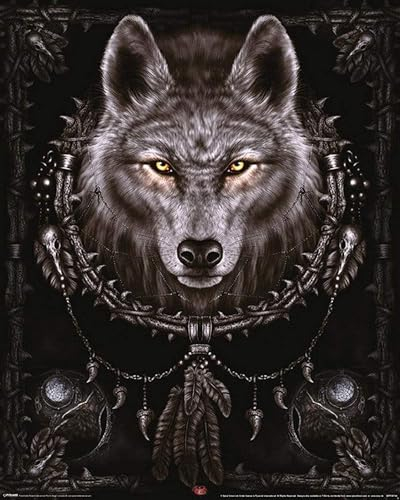 Spiral Mini Poster Wolf Dreams 40 x 50 cm