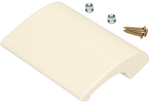 KOTARBAU Poignée de porte de balcon blanc 9001 Poignée de porte de terrasse DE LUXE Coffre-fumeur Table basse de porte Fermer Housse de poignée universelle Poignée de balcon en aluminium