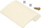 KOTARBAU Poignée de porte de balcon blanche 9001 de luxe - Aspect fumeur - Fermeture universelle - En aluminium