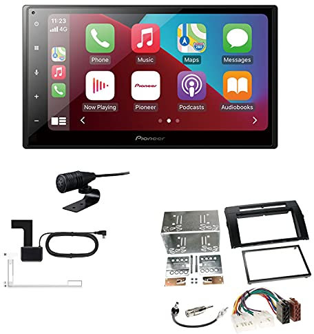 Pioneer SPH-DA160DAB 2-DIN Autoradio CarPlay Android Auto Bluetooth DAB USB passend für Toyota Corolla Verso 2004-2009 schwarz