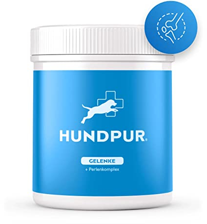 Hundpur Gelenke 300g - Zusatzfutter - Pellets für Hunde zur Unterstützung des Gelenk-Stoffwechsels bei Osteo-Arthritis - Mit Grünlippmuschel, Glucosamin & MSM