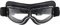 YPLonon Motorradbrillen 1 Stück Motorradbrille Retro Schwarz Schutzbrille Anti-Scratch Staubdicht Motocross Brille Verstellbarer Riemen für Outdoor-Sportarten