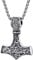U7 Mjolnir Loki Necklace Stainless Steel Thor Hammer Pendant Viking Jewellery for Men Women
