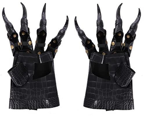 GRACEART Steampunk-Handschuhe, Gothic, fingerlose Herren-Fäustlinge, Klaue, Einheitsgröße