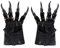 GRACEART Steampunk-Handschuhe, Gothic, fingerlose Herren-Fäustlinge, Klaue, Einheitsgröße