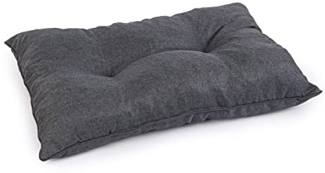 Royal Schneider Sitzkissen Kissen Polster Auflage Rückenkissen Loungekissen Lounge Bodenkissen Anti-Rutsch-Unterseite, Graphit - 5502, 50x40 cm - Rückenkissen