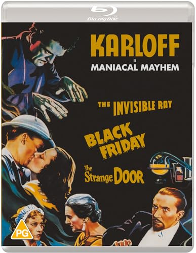 MANIACAL MAYHEM (Three films starring Boris KARLOFF) (Eureka Classics) Two-Disc Blu-ray
