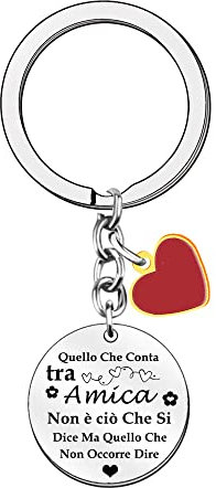 FGHJK Regalo Portachiavi Amici Regali Migliore Amica Portachiavi Amica Donna Acciaio Inossidabile Portachiavi Migliore Amica Regala di Amicizia Regalo Amici Compleanno Regali Laurea (3)