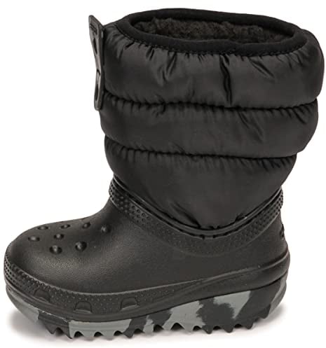 Crocs, Winter Boots Unisex-Bimbi 0-24, Black, 20 EU