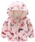 Gkojhj Veste de pluie pour enfant - Veste de mi-saison - Chaude avec capuche - Transition - Veste d'hiver matelassée - Veste d'extérieur - Manteau d'hiver, Rose, 18-24 mois