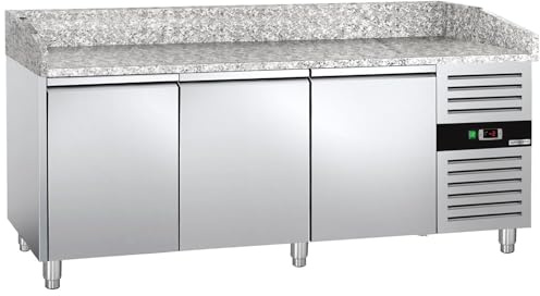 GGM Gastro | POS208ND | Pizzakühltisch ECO - 2000x800mm - mit 3 Türen