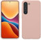kwmobile Hülle kompatibel mit Samsung Galaxy S23 Hülle - dünnes Silikon Handy S23 Case - stoßfeste S23 Handyhülle weiche Oberfläche - Kabelloses Laden - Altrosa matt