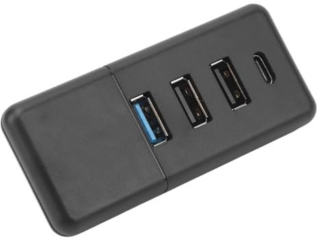 Glove Box USB Hub, 4-in-1 USB Hub Glove Box Docking Station for Charging Data Transferring Games Music