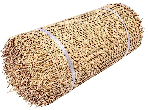 Wiener Geflecht Thonet Stuhl Reparatur Rattan Gurtband,Wabengeflecht Rattan Reparatur Weidengeflecht für Stühle Lampe Kommode Mobel Deko,Rattan Gewebe Geflochtener Schlauchstoff für DIY-Projekte ( Col
