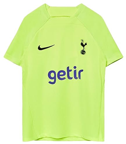 Nike 2022-2023 Tottenham Training Football Soccer T-Shirt Trikot (Volt)