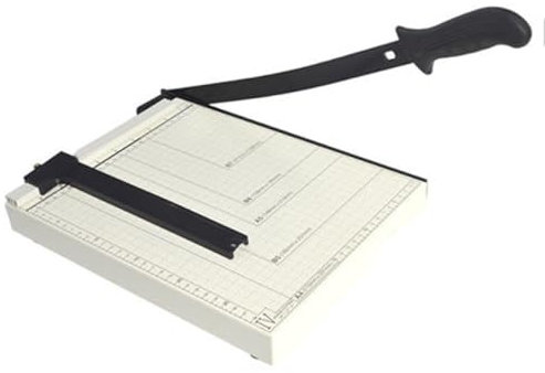 Taglierina per Carta, Taglierina a ghigliottina A4 A3, Taglierina Manuale, Base metallica, Taglierina a Leva, Taglierina a ghigliottina di precisione per tagliare carta, carte, foto