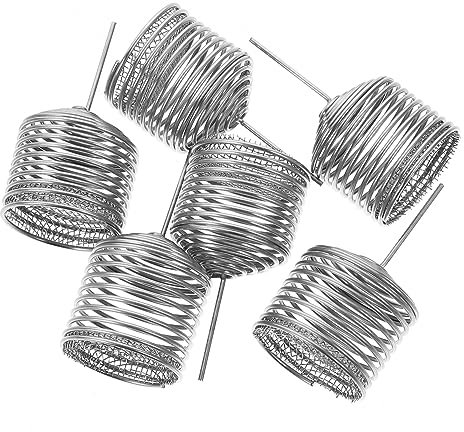 HAKIDZEL 6pièces Boîtes à Engrais Inoxydable pour Bonsai Outils De Fertilisation Automatique pour Plantes Et Jardins