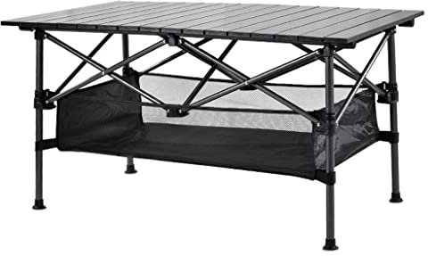 EyeWeb Tragbarer Klapptisch, Picknick-Campingtisch aus Aluminiumlegierung, ultraleichte Campingmöbel Hopeful