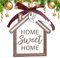 Home Sweet Home Décoration de Noël, plaque de porte « Home Sweet Home » en bois réutilisable pour maison, bureau, chambre à coucher Anulely