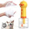 Electric Dog Shampoo Dispenser Dog Shampoo Sprayer Duck Shampoo Foamer for Pet, Foaming Soap Dispenser for Bathtub, Kitchen Sink Cleaning