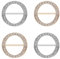 LLGSDLL 4 Stücke Schal schnalle, Schal Ring Schnalle, Damenmode Runder T-Shirt Schal Ring Clip, T-Shirt schnalle Clips Frauenkleidung Dekoration Geschenke für Frauen, Mädchen und Mutter
