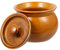 UTHCLO Ceramic Stew Pot Lid Capacity for Home Cooking Restaurants and Canteens Versatile Soup Bowl for Stews and Soups Smooth for Even Heating