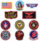 11 Stück Aufnäher zum Aufbügeln,Top Gun Aufnäher Patches zum aufbügeln,Bügelflicken kinder，für Kleidung，T-Shirt,Jeans, Rucksack,Mützen，Diy