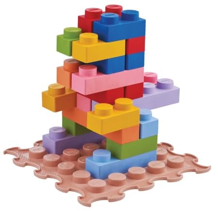ORTOTO Weiche Sensorik-Bausteine, 32 Teile (World of Sensory Soft Bricks)