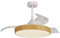 MANTRA - Ventilador de techo LED ALASKA 60W madera 2700K-5000K 3300 Lm
