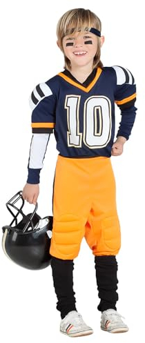Boland - Kinderkostüm American Football, 6-teilig, Faschingskostüm für Mottoparty, Halloween oder Karneval, Superbowl, 10-12 Jahre