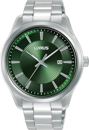 LORUS Herren Analog Quarz Uhr mit Edelstahl Armband RH929RX9