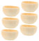 TOPPERFUN 6st Holzschüssel Diy Basteln Holzschalen Holzbesteck Selber Machen Bastelspielzeug Aus Holz Bastelmaterial Aus Holz Unbemalte Bastelschalen Aus Holz Diy Holzschalen Hölzern