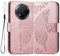 PEIYE PU Leather Cover Case for Honor Magic 7 Lite 5G / Honor X9c - Flip Book Design with Card Slots and Cash Compartment - Soft TPU Inner Lining and Stand Function - Magnetic Closure -RoseGold