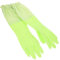 Ipetboom Dish Washing Gloves Long Cuff Reusable Warm Kitchen Cleaning Gloves Cooking Scrubbing Household Wash Dishes Decorative Easy to Clean