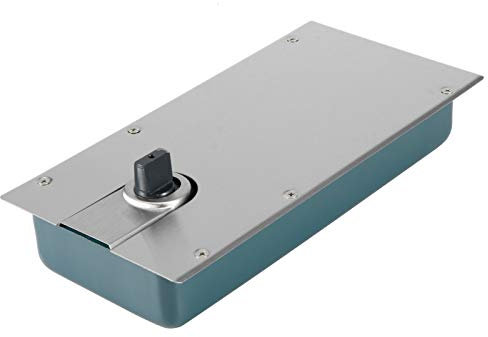 Charnière à Ressort de Sol avec Charnière Hydraulique Universelle au Sol – Ouverture et Fermeture en Douceur pour Portes en Verre